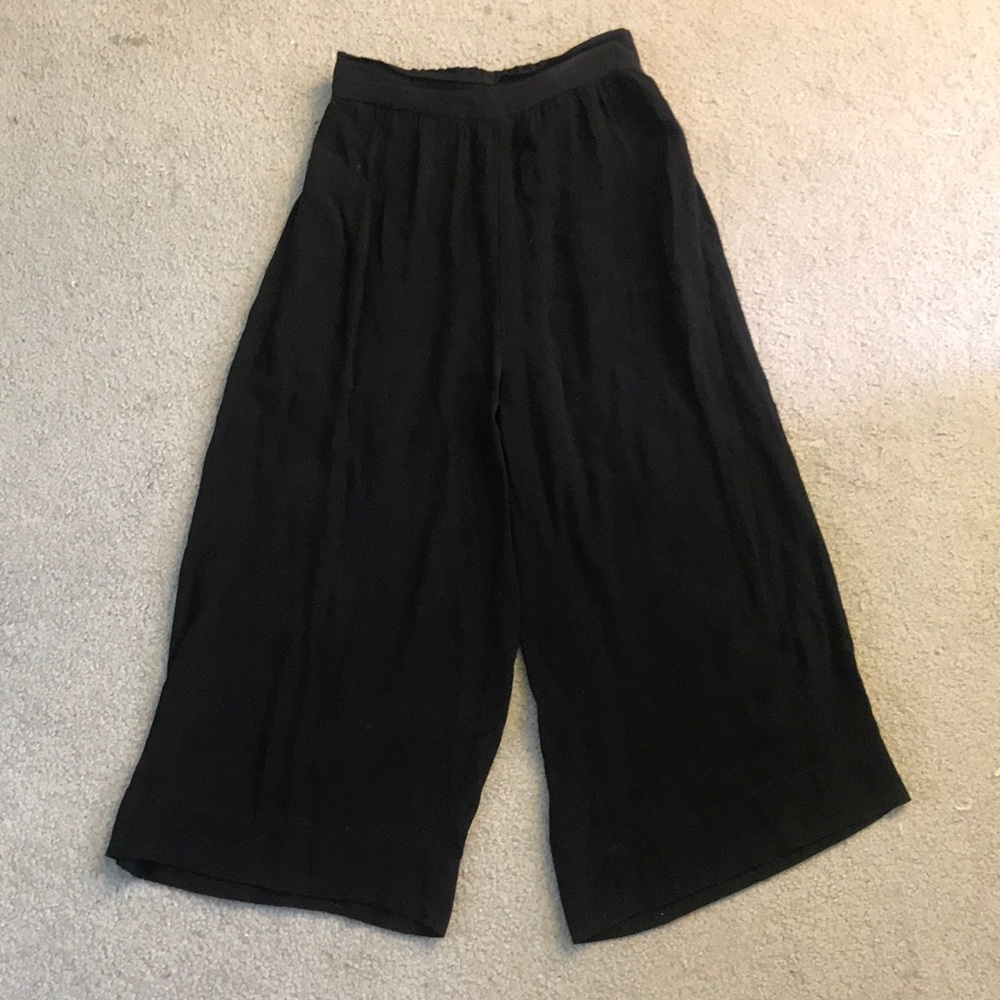 Madewell Wide Leg Cropped Pants